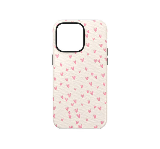 Pink Hearts Phone Case