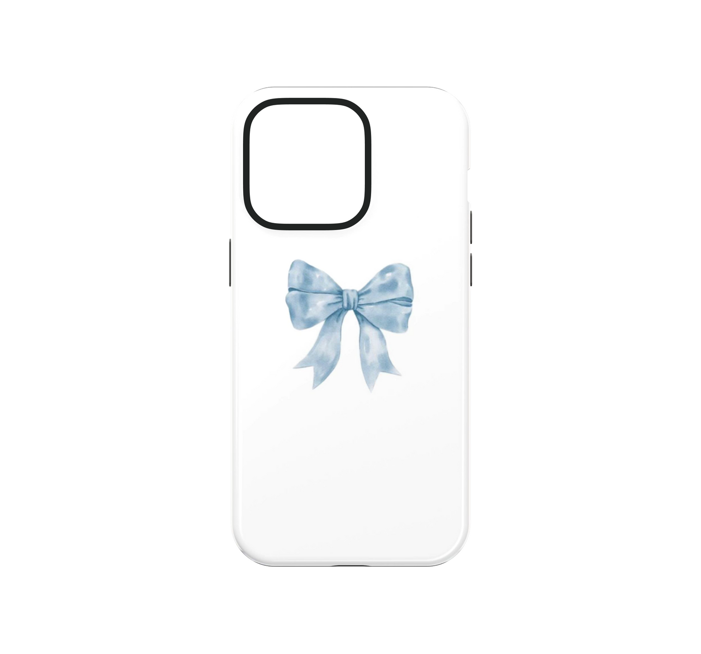 Blue Bow Charm Phone Case
