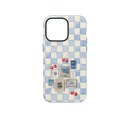 Cherry Checkmate Phone Case - XO Cases