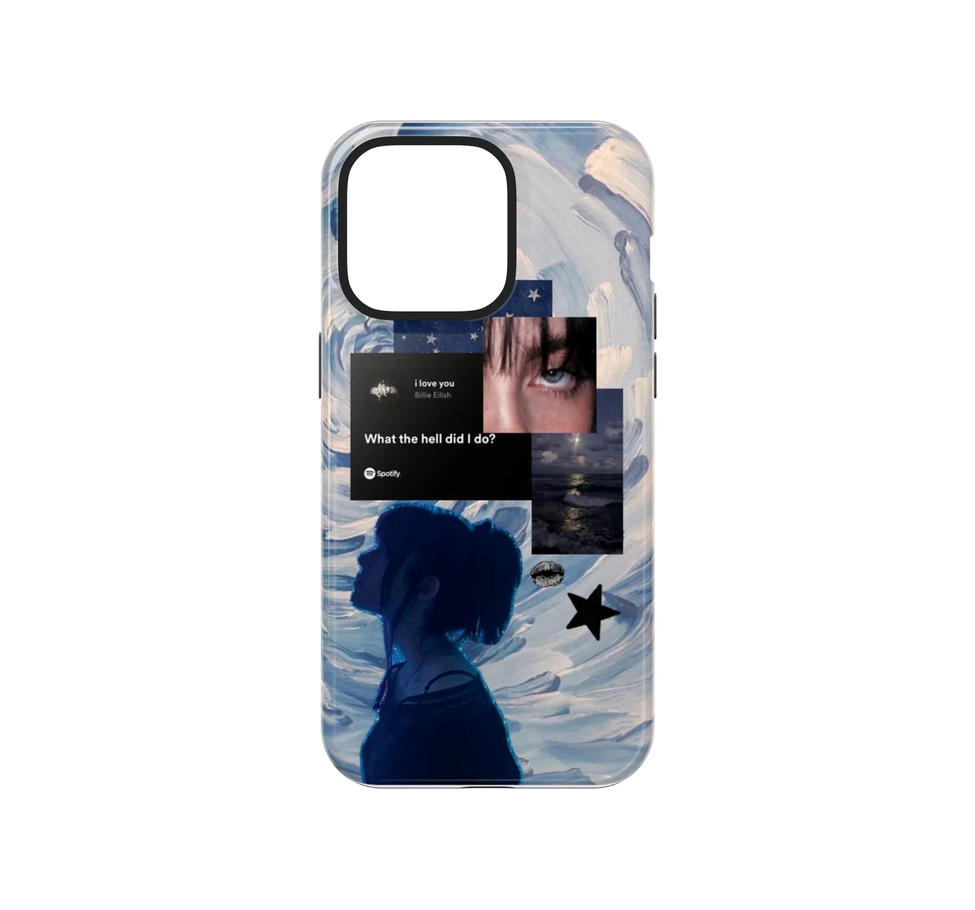 True Blue Billie Eilish Phone Case True Blue Billie Eilish Phone Case