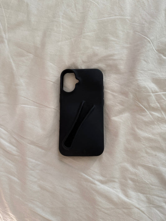 Chic Black Lipgloss Case 🖤