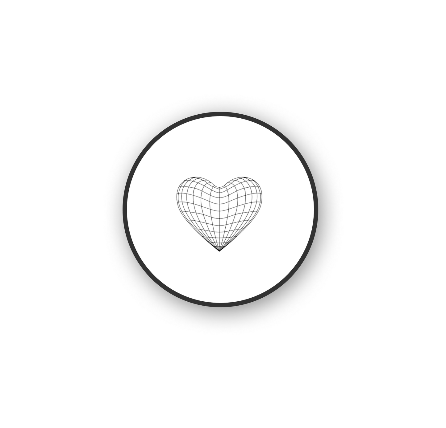 Diamond Heart Pop Holder