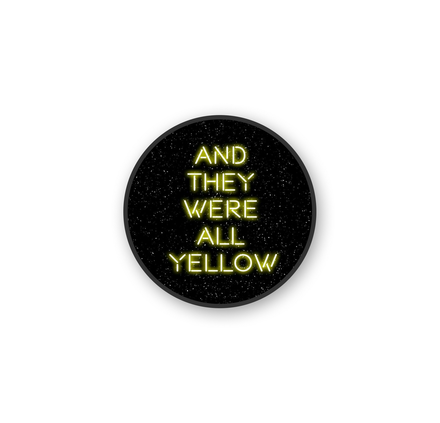 All Yellow Pop Holder