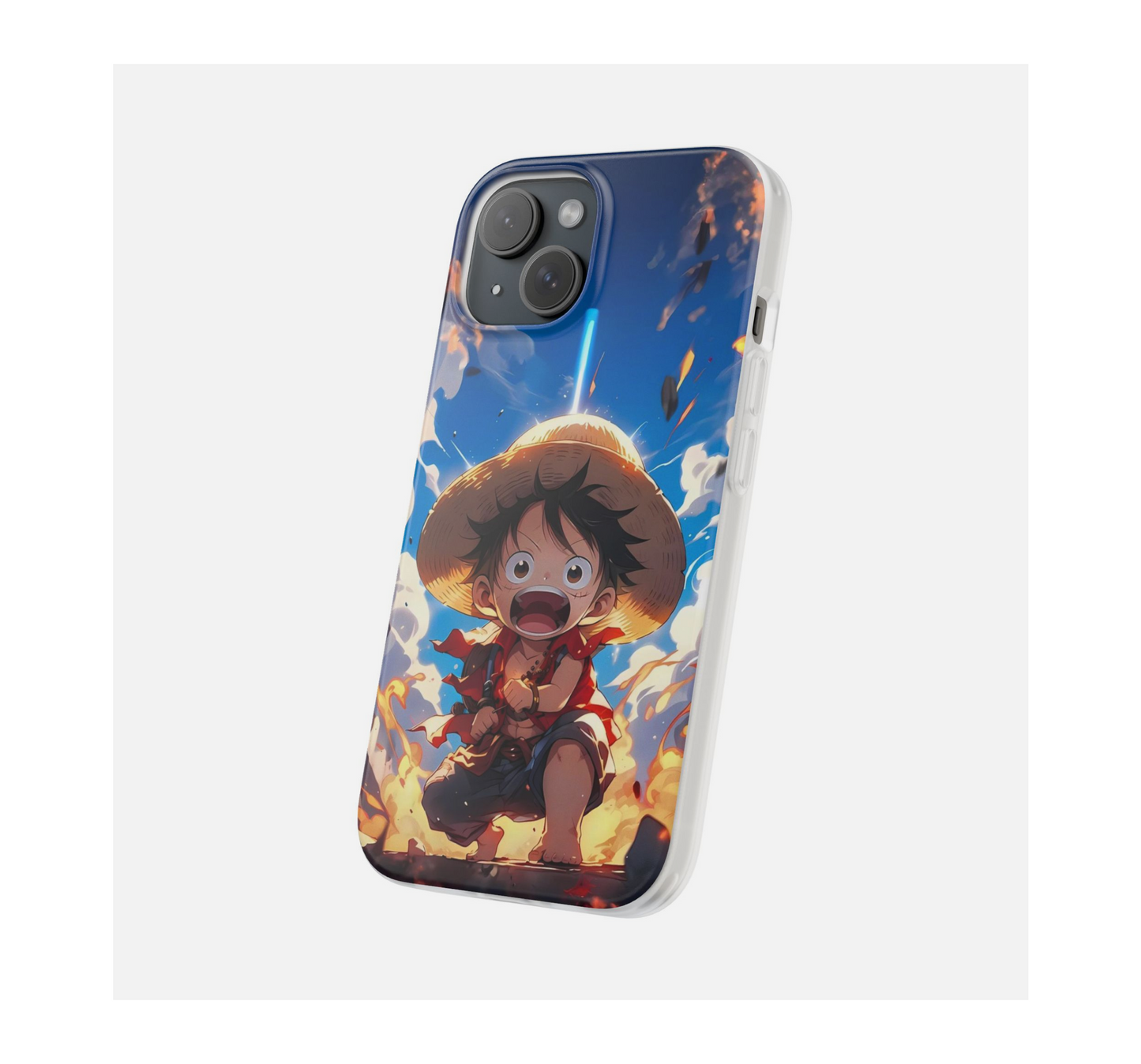Cute Young Luffy Animated Phone Case