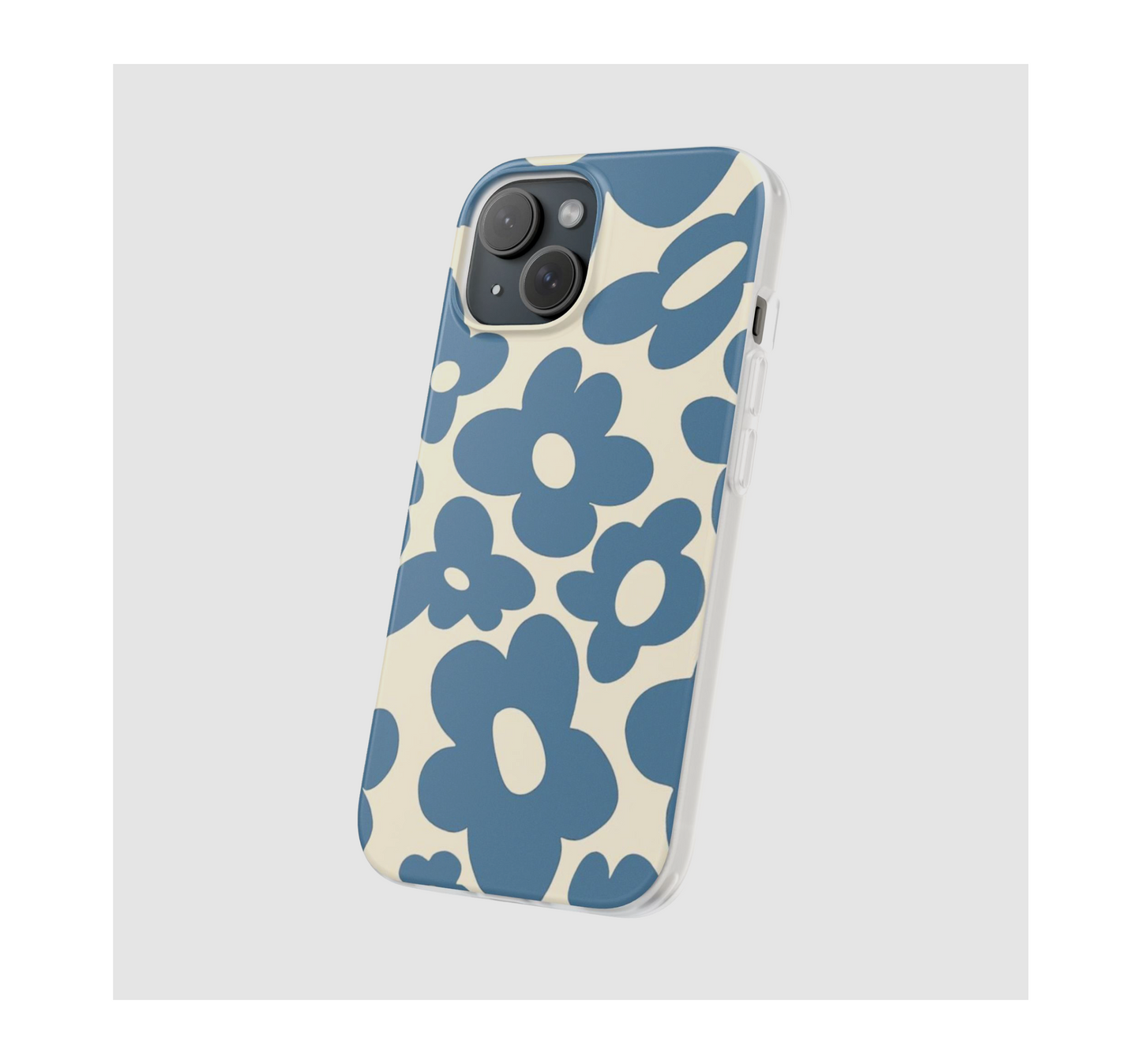 Blue Flowers Phone Case