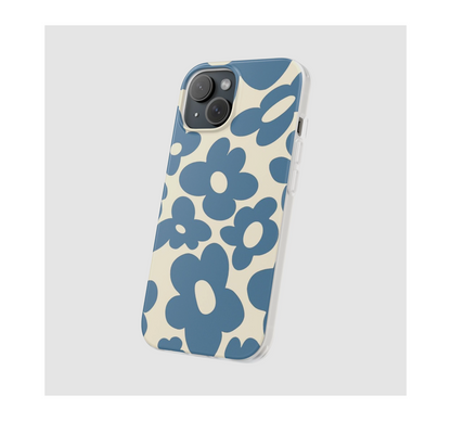 Blue Flowers Phone Case