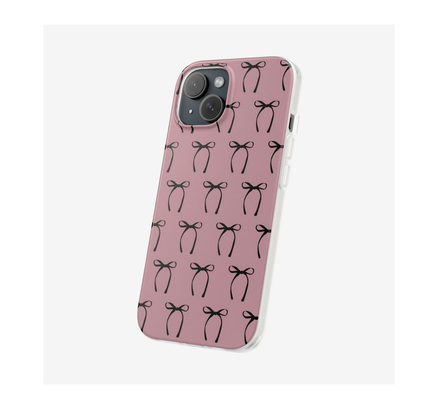 Dark Pink - Bows Phone Case