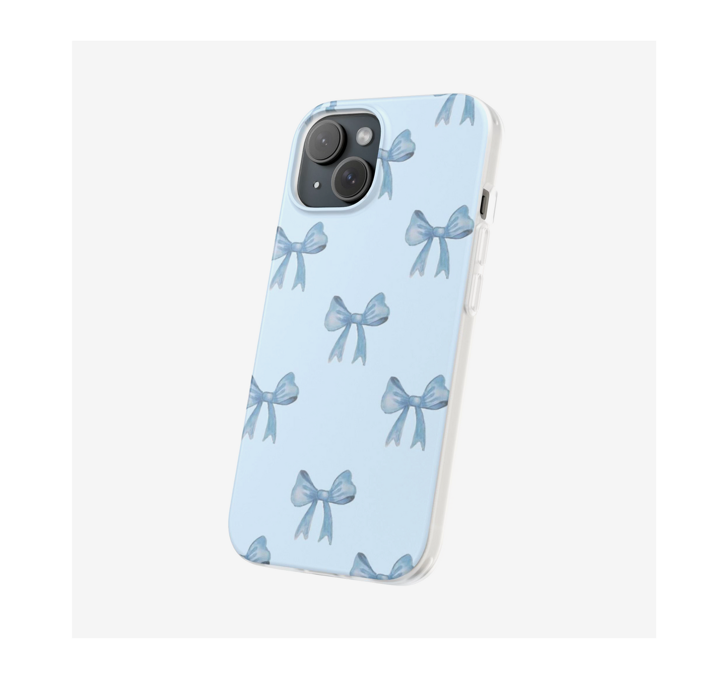 Blue Bows Phone Case