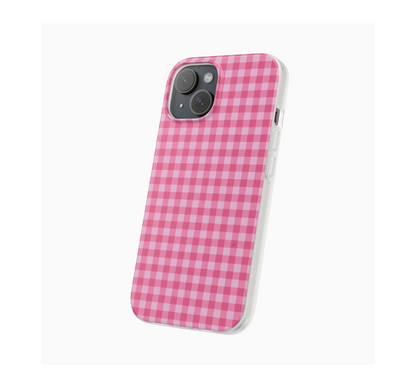 Pink Gingham Phone Case