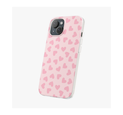 Demure Hearts Phone Case