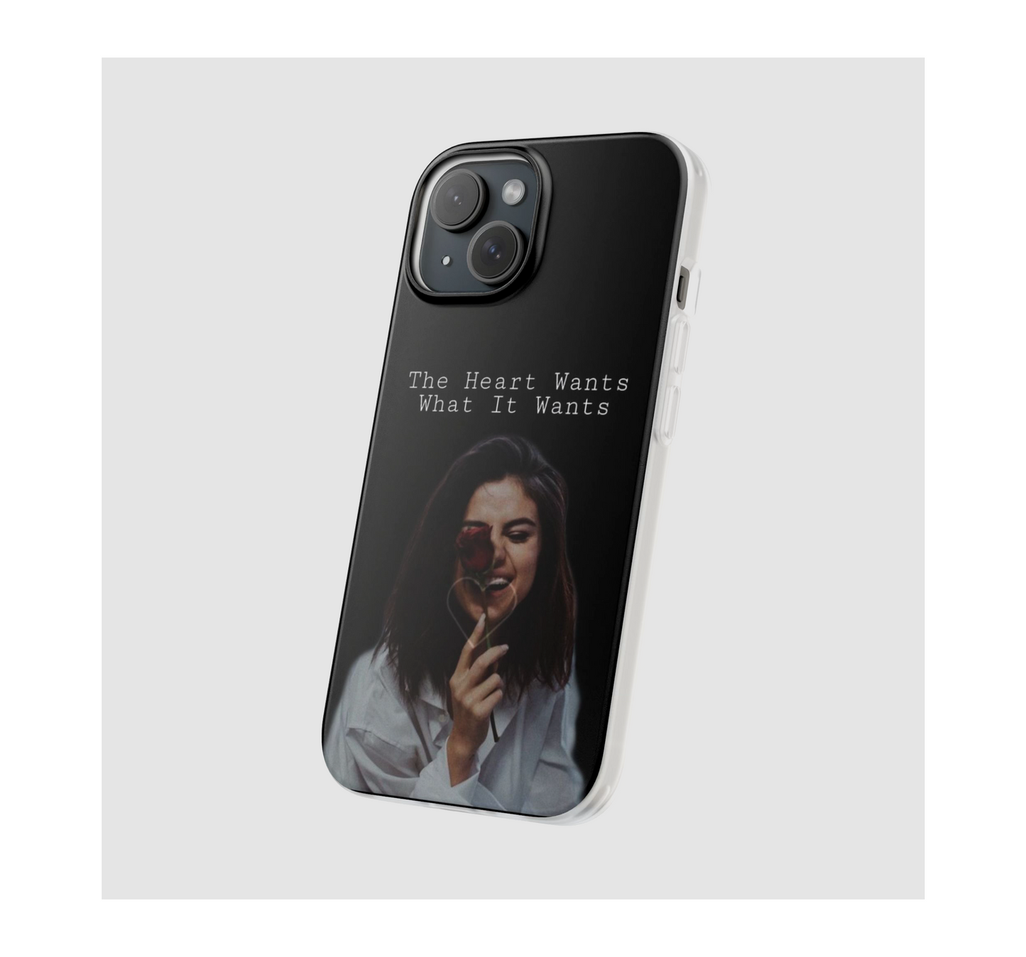 The Heart wants what it wants Phone Case