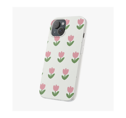 Pink Tulips Phone Case