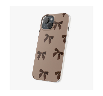 Chocolate Bows Phone Case