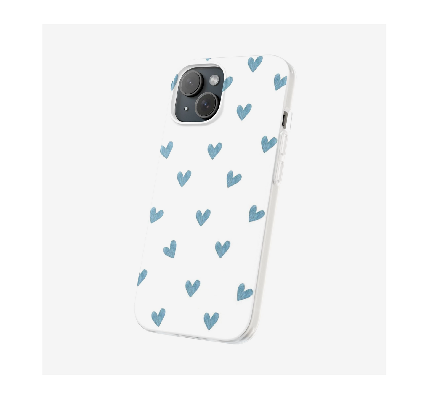 Blue Hearts Phone Case