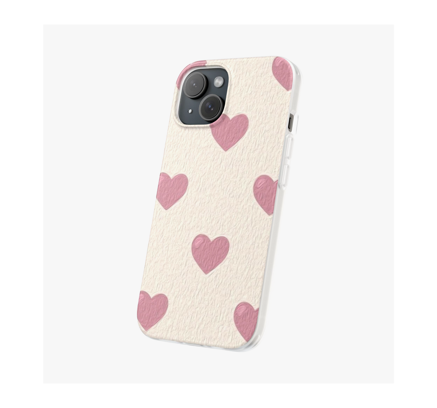 Pink Hearts Phone Case