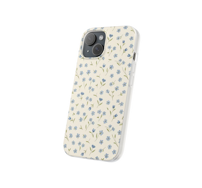 Blue Floral Summer Phone Case