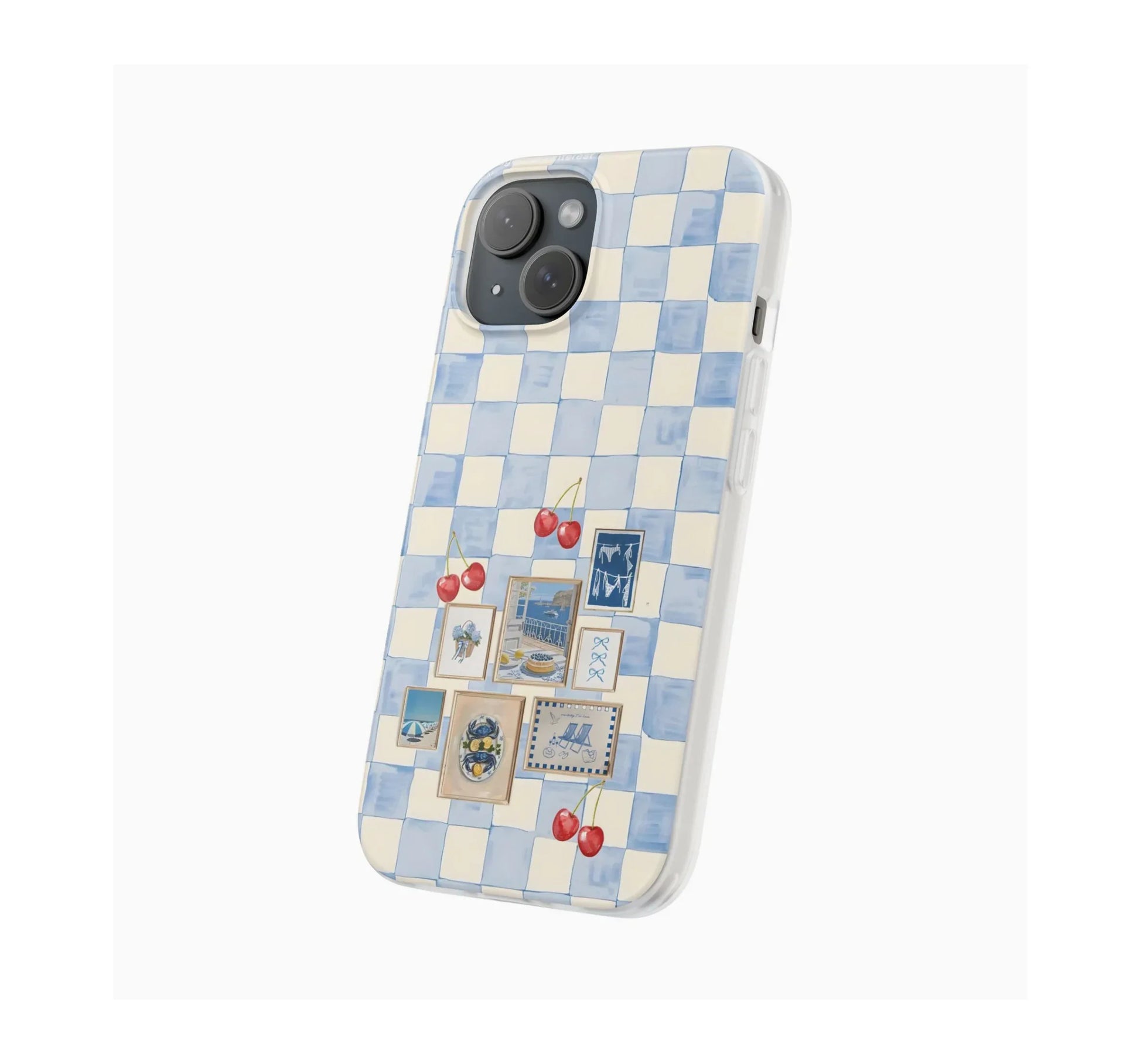Cherry Checkmate Phone Case - XO Cases