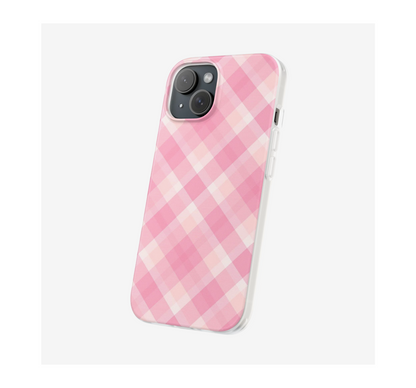 Pink Plaid Phone Case