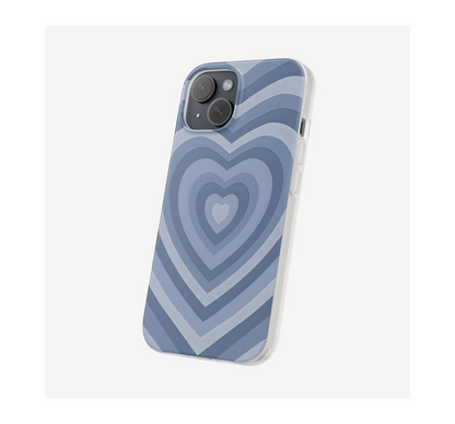 Blue Heartwave Phone Case
