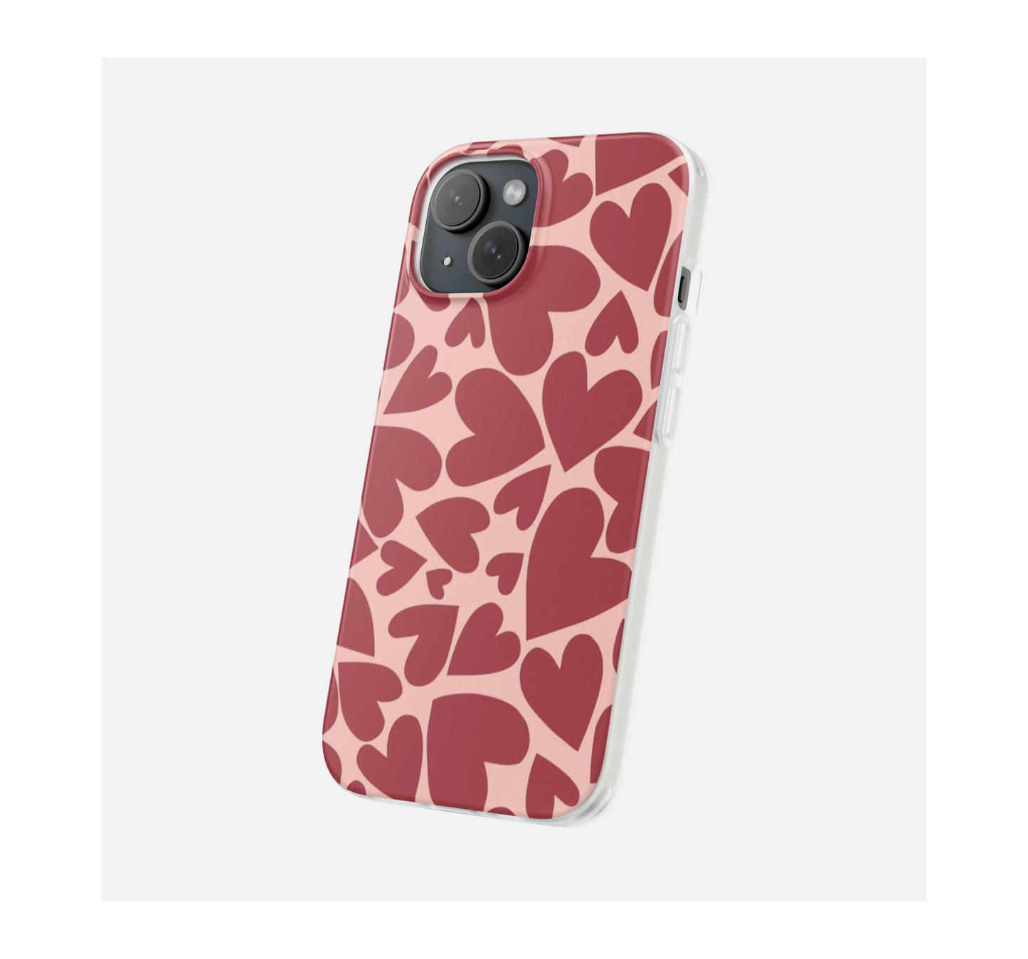 Crimson Hearts Phone Case