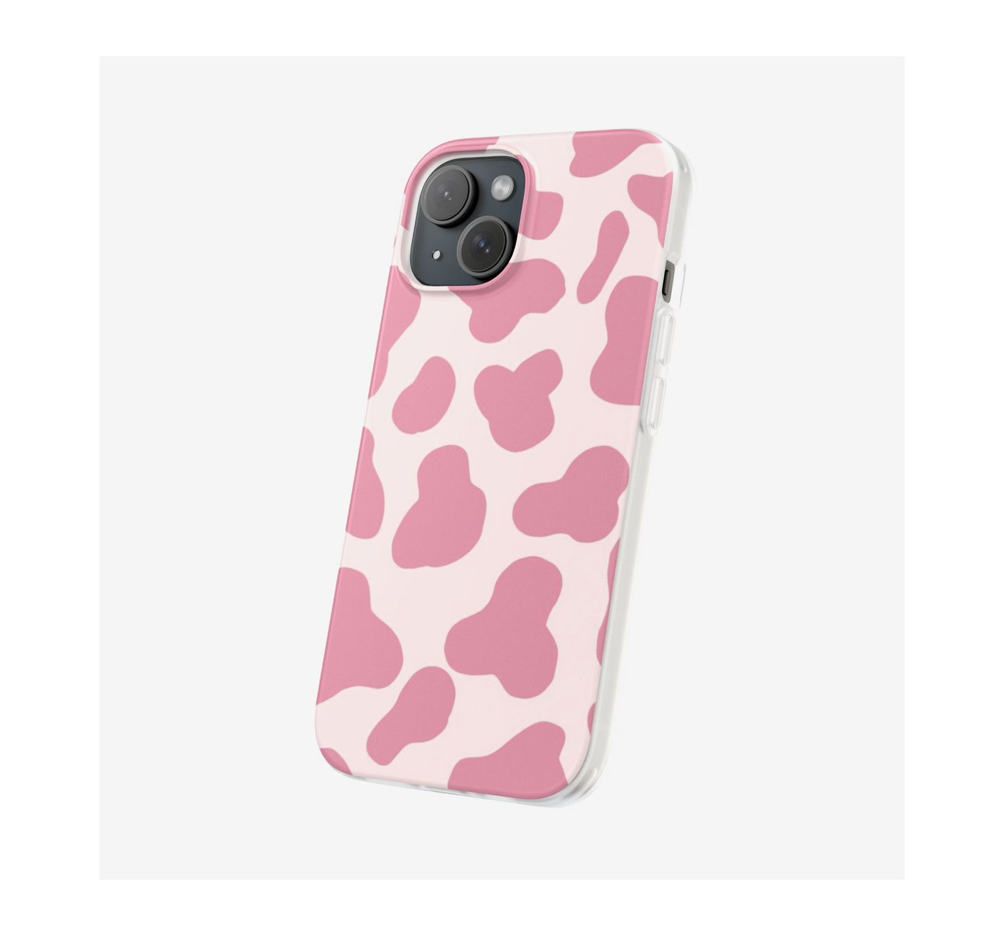 Pink Cow Print Phone Case