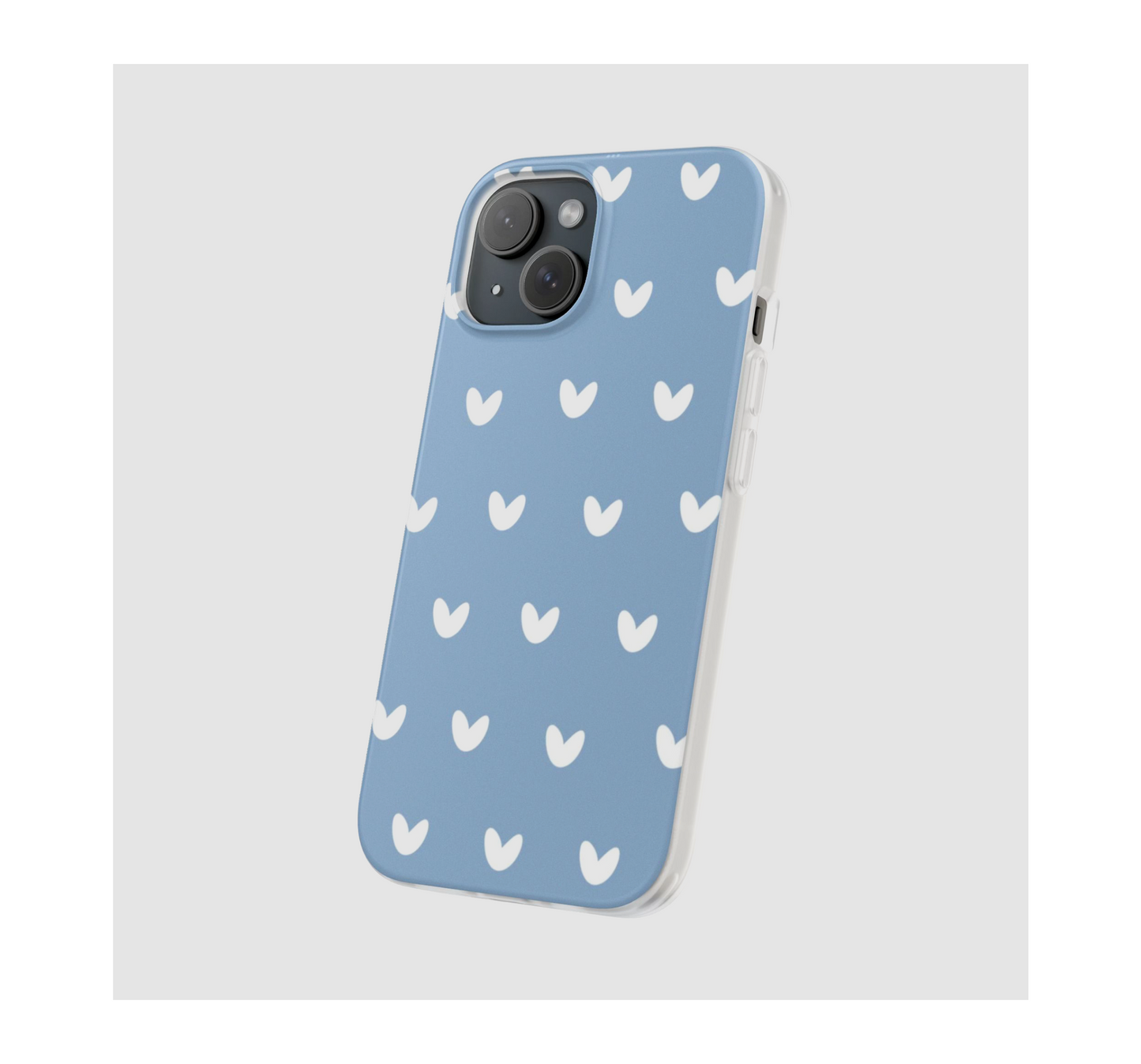 Cloudy Hearts Phone Case
