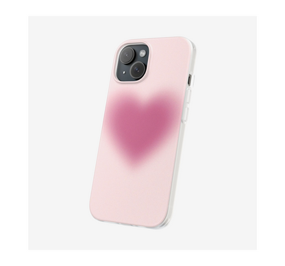 Pink Heart Aura Phone Case