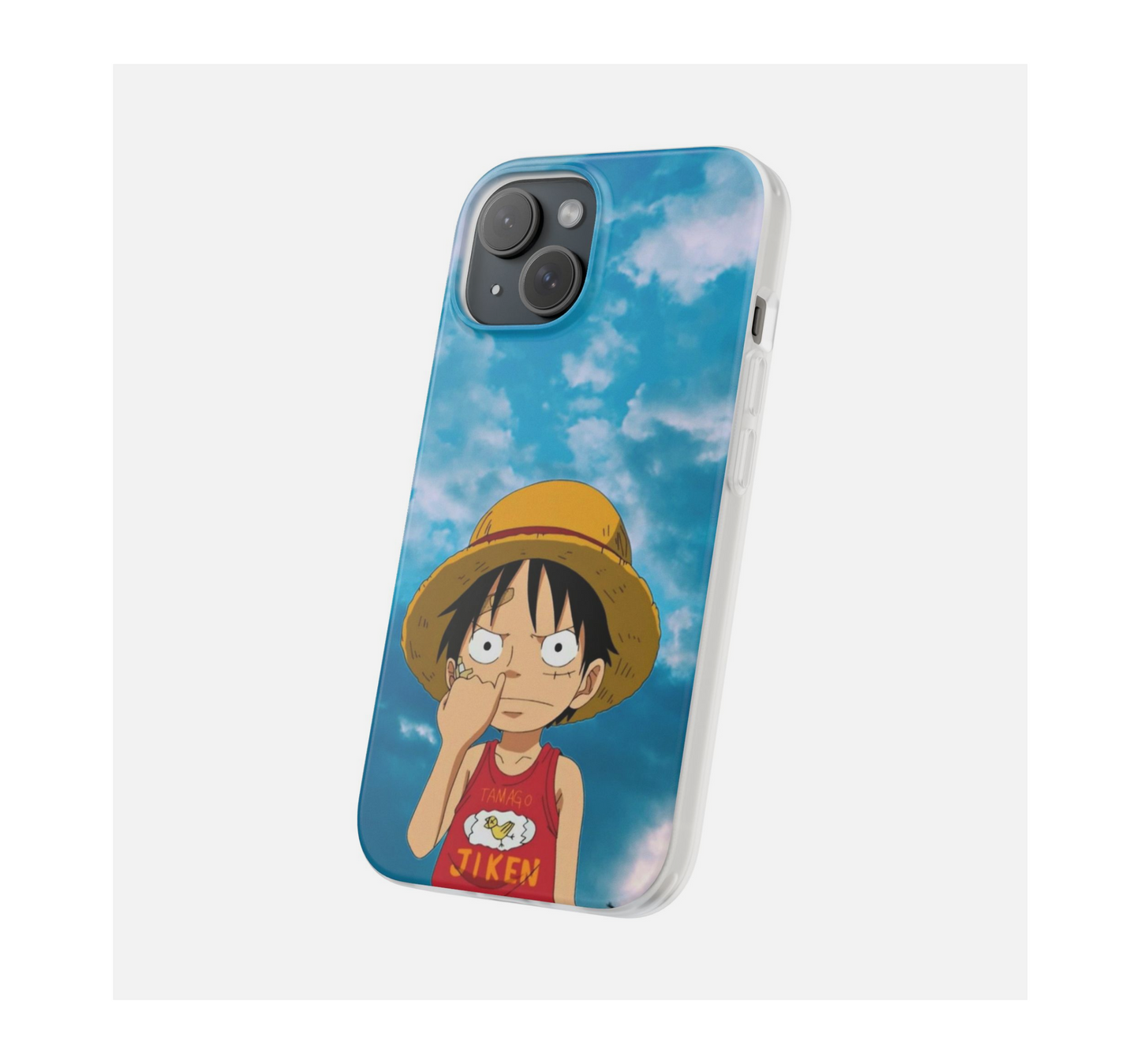 Luffy Nose-Picking Pose - Funny Anime Phone Case