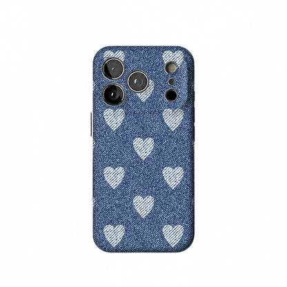 Denim Heart Phone Case